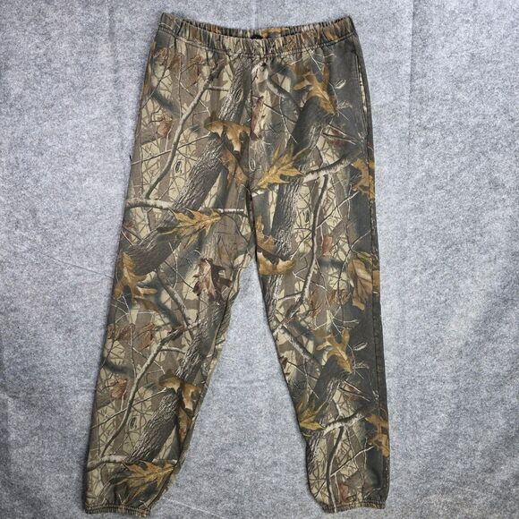 Ace Outdoor Outfitter Pants Mens Large Camo Fleece Lined Hunting Realtree USA - Picture 1 of 8